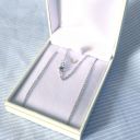 Miniature chaîne maille forçat en argent rhodié