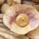 Miniature médaille de baptême notre dame de l'océan