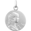 médaille de baptême notre dame de l'océan en argent