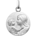 médaille de baptême notre dame de la douce confiance en argent