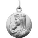 médaille de baptême notre dame des cieux en argent