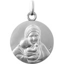 médaille de baptême notre dame du sacré coeur en argent