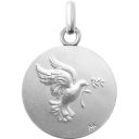 médaille de baptême saint esprit en argent