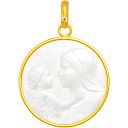 médaille en nacre notre dame de la douce confiance