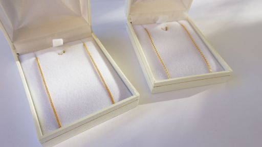 Chaîne or jaune - maille forçat et gourmette
