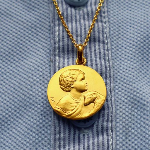 Médaille baptême garçon