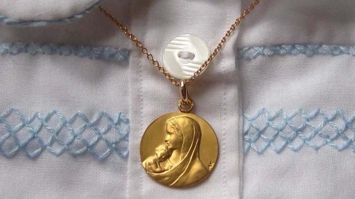 Nouvelle médaille de Vierge à l'Enfant : Notre Dame des petits enfants