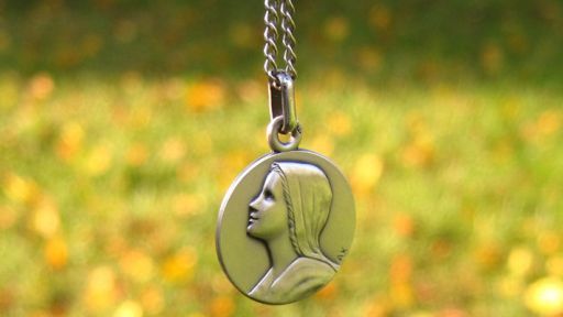 Nouvelle médaille de baptême : Vierge de l'Espérance