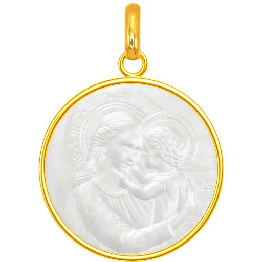 médaille en nacre douceur infinie