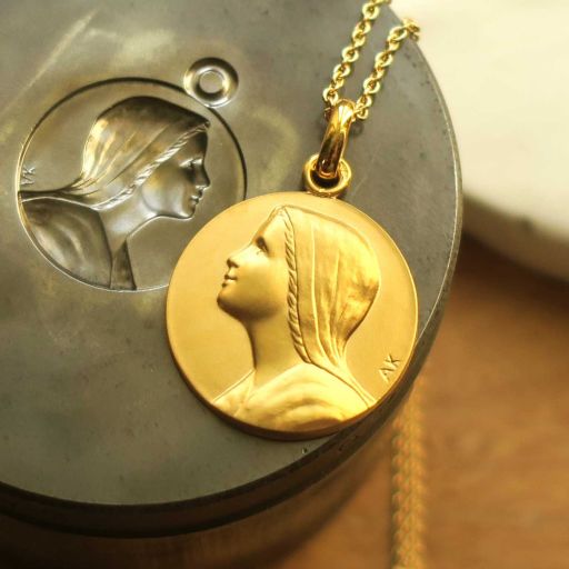 Médaille de baptême Vierge