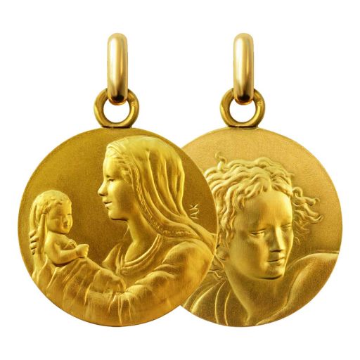 Médaille de baptême en vermeil